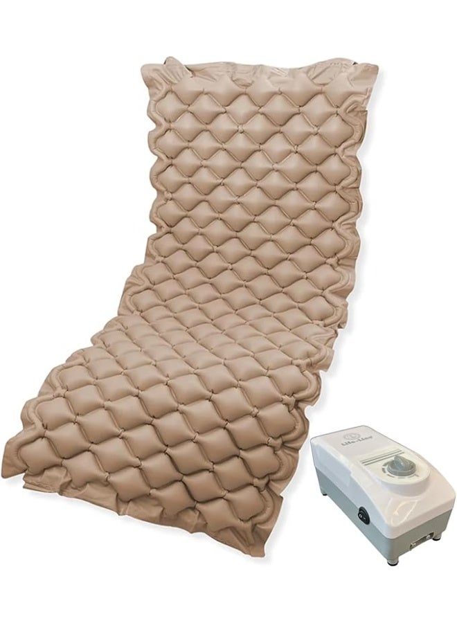 Inflatable Air Mattress with Anti-Bedsore Function and Air Pump, Bubble Mattress Pad for Patients, Adjustable Comfort - Image 1